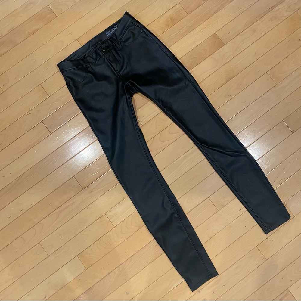 Blank NYC Vegan Leather Low-Rise Pants